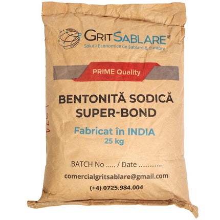 Bentonită sodică SUPER-BOND India, pentru fundații și împământare
